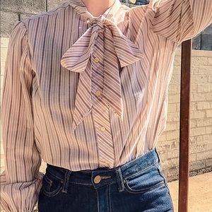 70’s/80’s Neck Tie Button Up